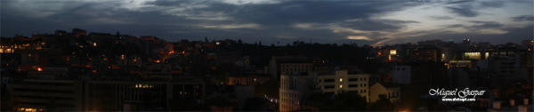 Anoitecer de Lisboa - Panorâmica