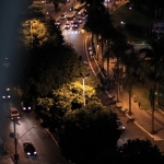Vista aérea da rua 82 - Goiânia