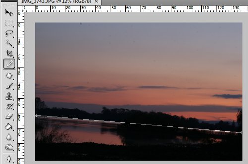 Photoshop - Escolha do horizonte