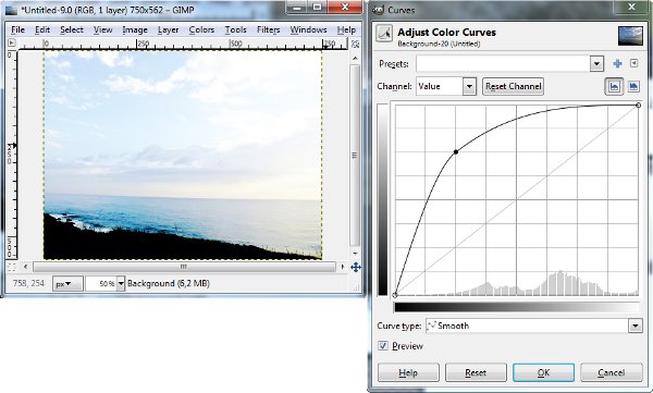 Imagem clara - Curves
