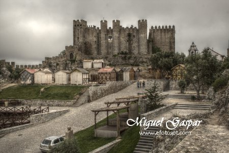 Castelo - Óbidos - Fotografia final com o Luminance HDR