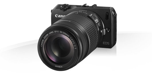 Canon M - Lente grande